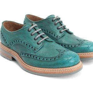 John Fluevog - TOLERANCE KENNEDY BROGUED LACE-UP DERBY WINGTIP - NEW